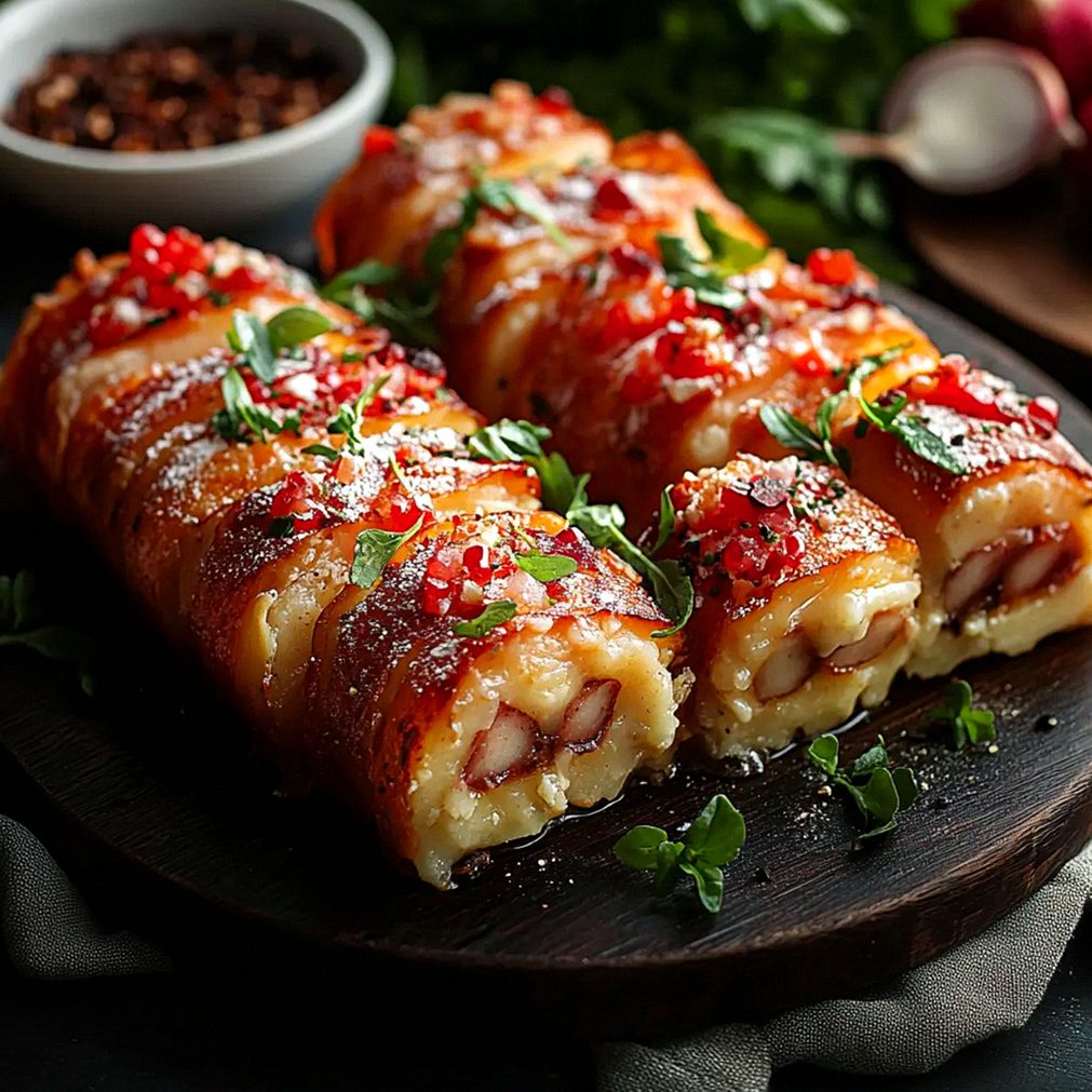 Aromatyczne roladki z kotleta wieprzowego w boczek z indyka z piekarnika – Schritt 1