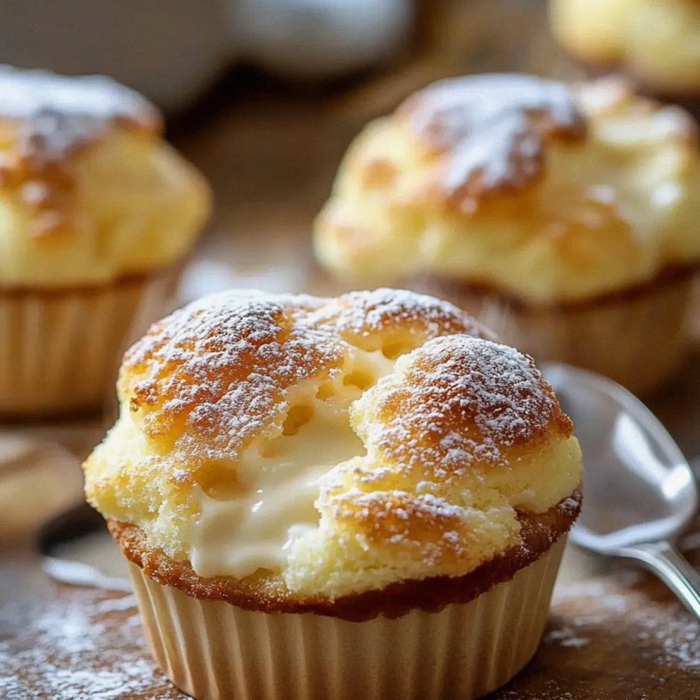Puszyste muffinki twarogowe z budyniem – pyszna chwila dla Ciebie – Schritt 1