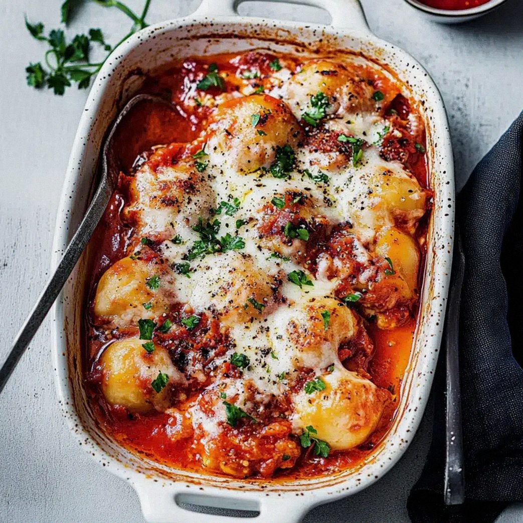 Pyszne klopsy zapiekane w sosie pomidorowym z serem mozzarella – Schritt 2
