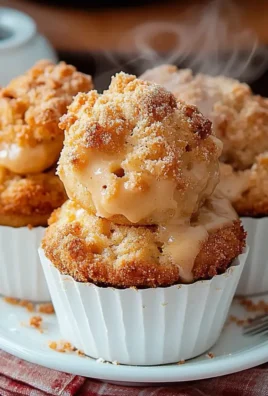 Pyszne muffinki jogurtowe z jabłkami i chrupiącą kruszonką
