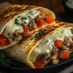 Pyszne naleśniki gyros z serem – smak Grecji na talerzu