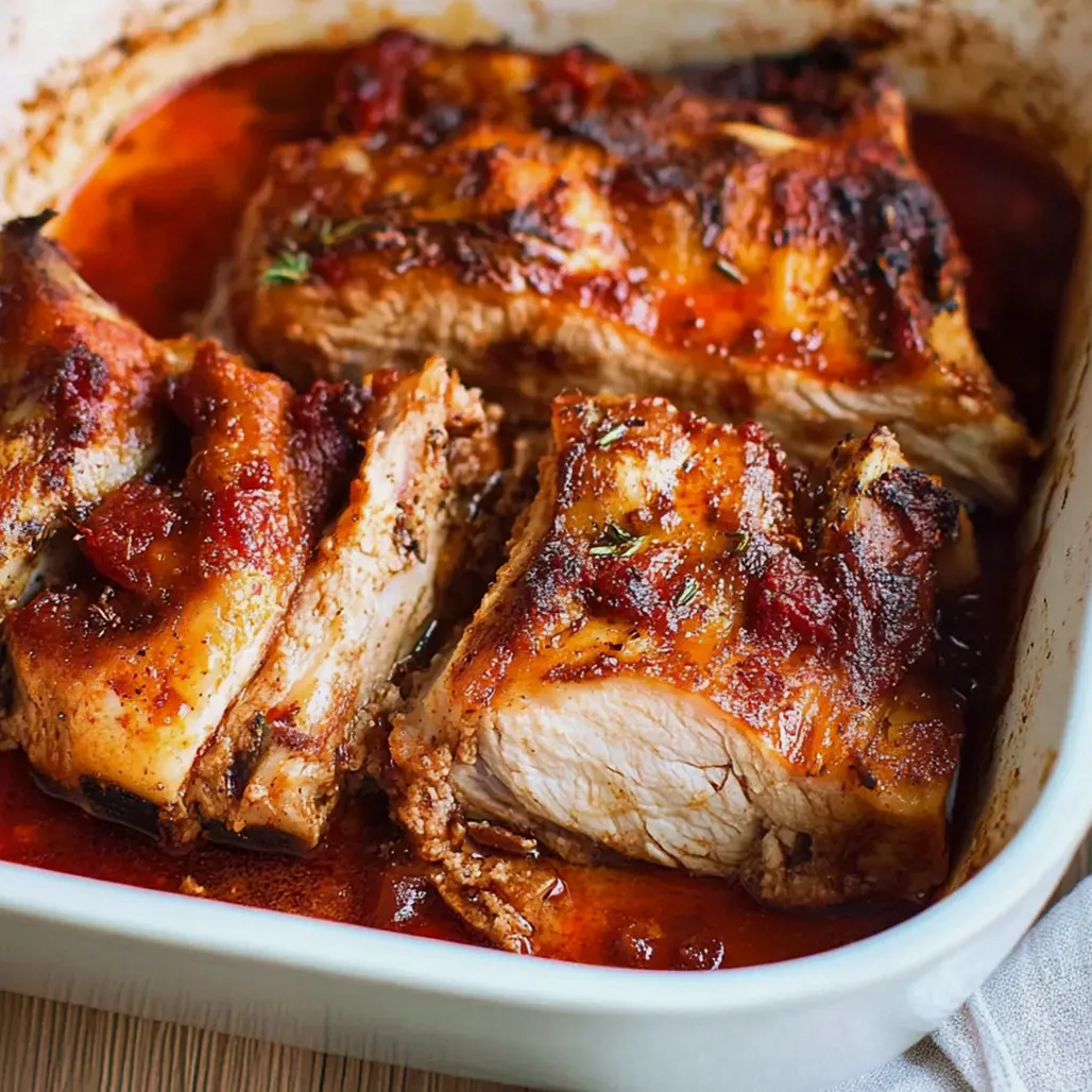 Pyszne pieczone żeberka w miodowo-musztardowej marynacie – Schritt 1
