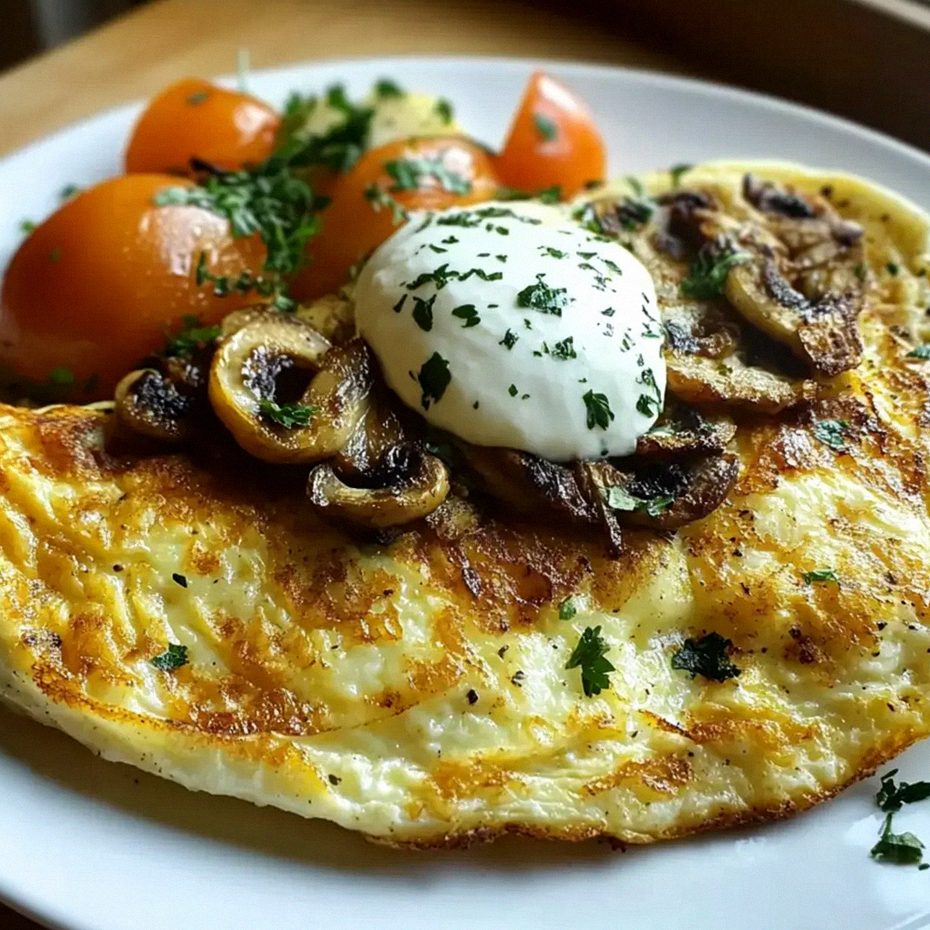 Pyszny omlet z pieczarkami i cebulą – szybkie śniadanie na każdy dzień – Schritt 2
