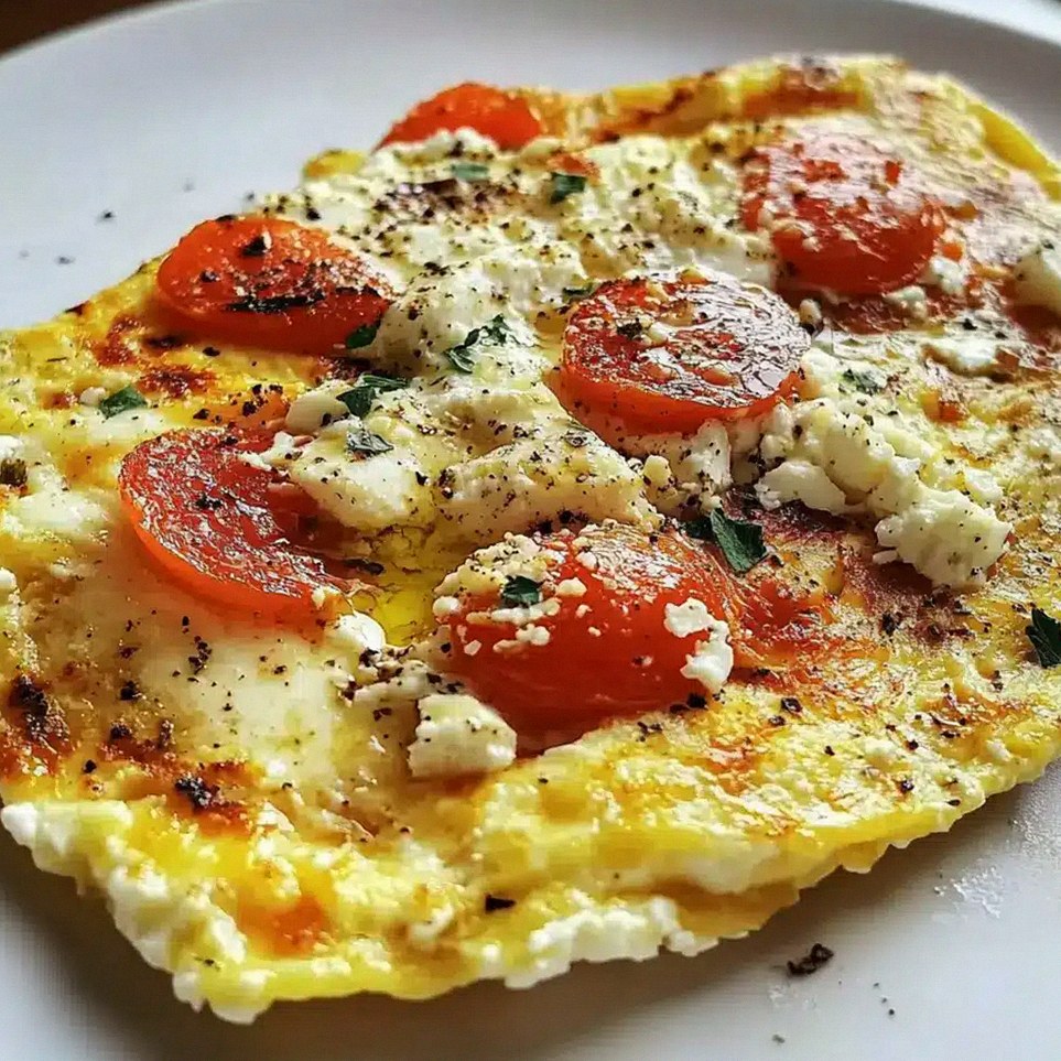 Pyszny omlet z serem feta i pomidorami na każdą okazję – Schritt 2