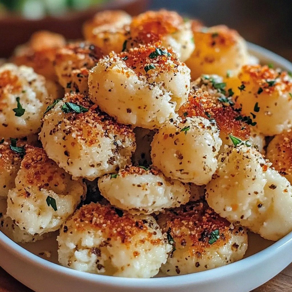 Pyszny Serowy Czosnkowy Parmezanowy Kalafior na każdą okazję