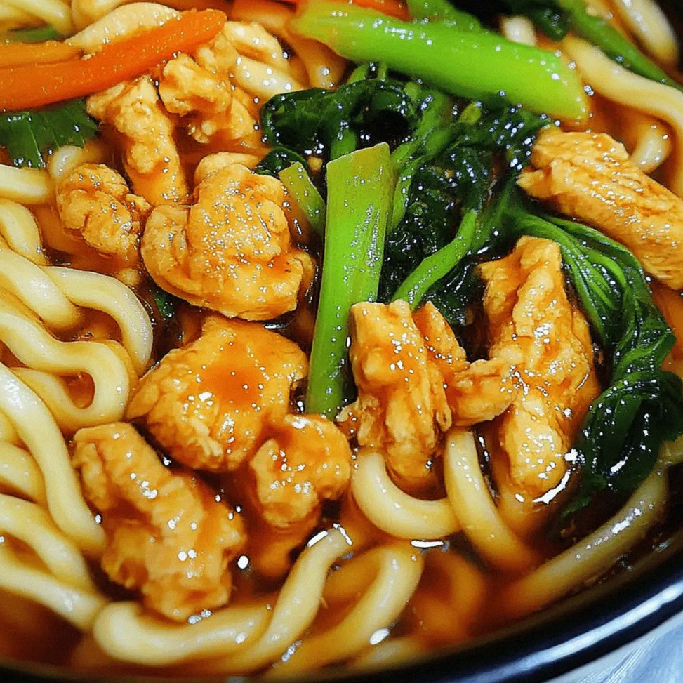 Soczysty makaron udon z kurczakiem na szybki obiad domowy – Schritt 2